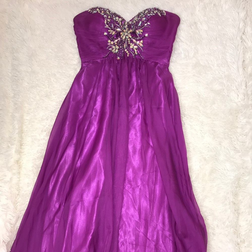 Studio 17 Fuchsia Prom Dress